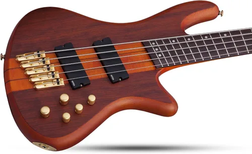 Vista 2 de Schecter Stiletto Studio-5 FF - Miel Satén