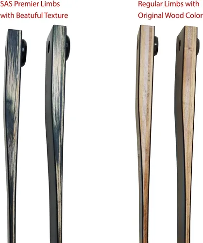 Vista 8 de SAS Premier - Arco de madera recurva Takedown de 62 pulgadas