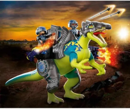 Vista 3 de Playmobil Dino Rise Saichania: La invasión del robot