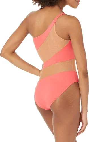 Vista 2 de Norma Kamali Bañador de una pieza Snake Mesh Mio para mujer