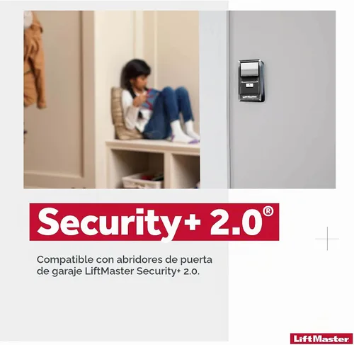 Vista 4 de LiftMaster 882LMW - Solo compatible con los abridores de puerta de garaje Security+ 2.0 LiftMaster - Panel de control de puerta de garaje compatible