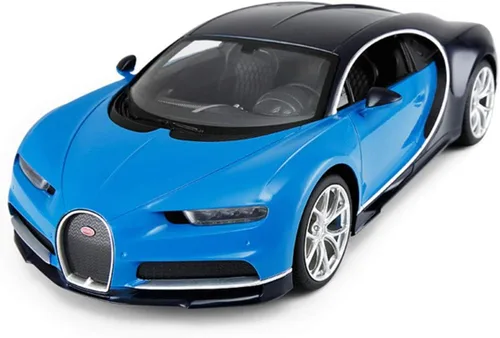 Vista 4 de PowerTRC Bugatti con licencia oficial, R/C Bugatti Chiron modelo deportivo a escala 1/14 con faros, ideas de regalo de cumpleaños para adultos