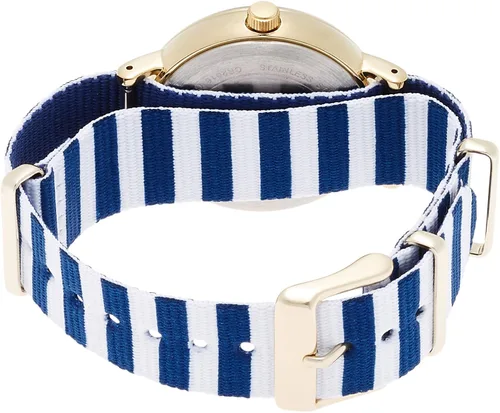 Vista 2 de Timex Weekender Fairfield - Reloj de pulsera deslizante de 37 mm, para mujer, mujer Estándar, Azul blanco (Bluewhite Stripe)