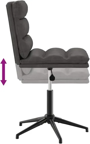 Vista 7 de Adjustable Black Faux Leather Dining Chairs, Modern Kitchen Seating with Height Adjustability, Stain-Resistant, Lightweight Yet Strong Set for
