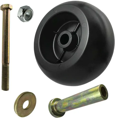 Vista 4 de Rueda de cubierta de plástico para cortacésped Exmark Toro 103-3168 103-4051 1-603299 103-7263 109-9011 con kits de hardware