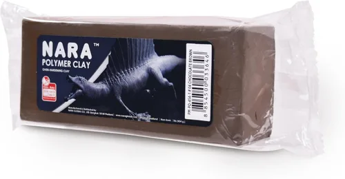 Vista 9 de NARA Arcilla de polímero para hornear, 1 color, 1 bloque, 16.01 oz (1 libra) (negro)
