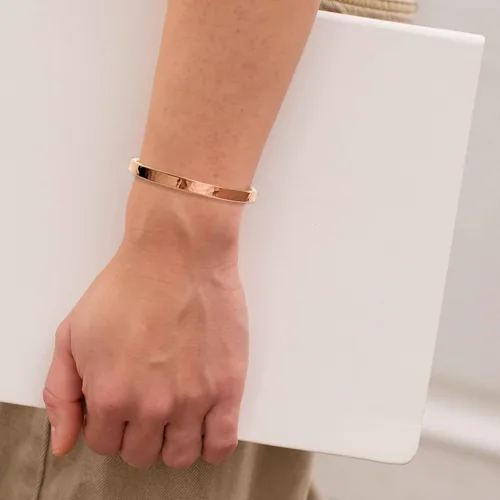 Vista 4 de Cobre Cuff pulsera durable cobre ligero de alta calidad 100% cobre macizo sin revestir
