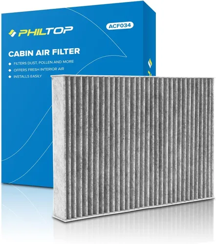 Vista 12 de PHILTOP Filtro de aire de cabina, reemplazo para CF9846A, Prius 2001-2009, Sienna LE 2004-2009, 4Runner 2003-2009, filtro de cabina Premium ACF016