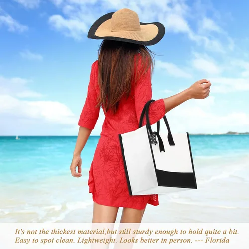Vista 3 de Reginary Bolsa de regalo de lona para mujer, 10 unidades, con bolsa de maquillaje, bolsa reutilizable para boda, compras, comestibles