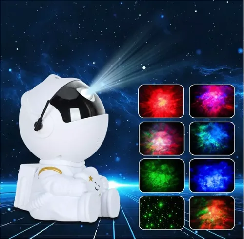 Vista 3 de Proyector astronauta galaxia