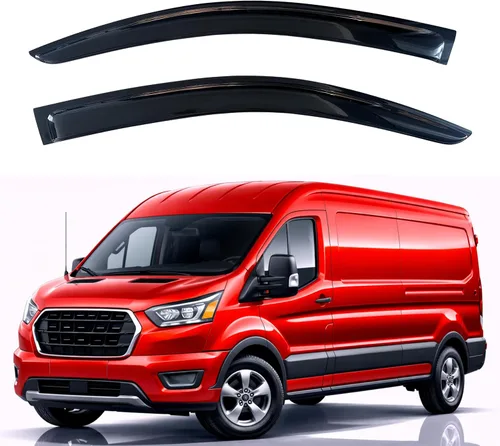 Vista 28 de KPY Protector de lluvia compatible con Toyota RAV4 1996-2000 (4 puertas), 4PC Visera de ventana Deflectores de ventilación de ventana lateral