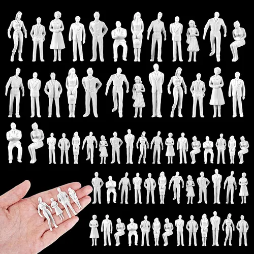 Vista 8 de Namalu 70 piezas de figuras de personas 1: 25 1: 50 1: 75 1: 150, modelo Varios