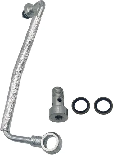 Vista 9 de NOVAPARTS 55587854 Kit de 4 piezas de línea de drenaje de retorno de aceite turbo y tubo de alimentación de aceite para Chevy Cruze, Sonic, Trax