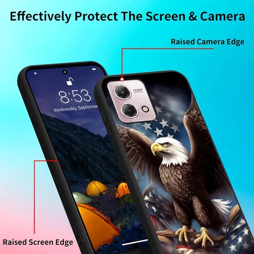 Vista 3 de Funda para Motorola Moto G Stylus 4G 2023, delgada y ligera, de silicona de TPU suave, color negro, ultrafina, para Motorola Moto G Stylus 4G 2023