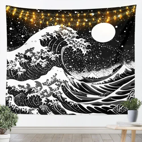 Vista 28 de Castle Fairy Tapiz con estampado de leopardo, guepardo africano, tapices para colgar en la pared de la habitación, piel de animal salvaje gris