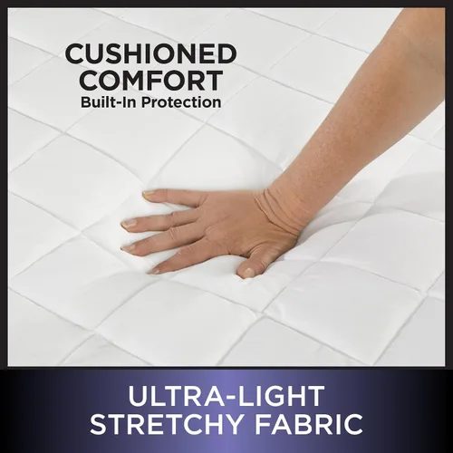 Vista 4 de Protect-A-Bed Essential - Protector de colchón individual, 100% impermeable, protector de colchón de barrera de ácaros del polvo, transpirable