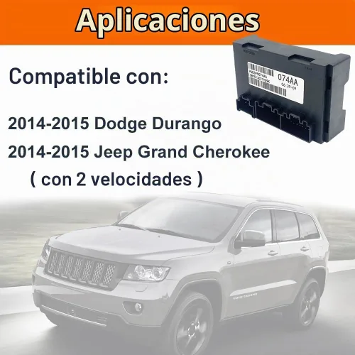 Vista 5 de Módulo de control de caja de transferencia compatible con Durango Grand Cherokee 2014 2015 con 2 velocidades 68395074AA