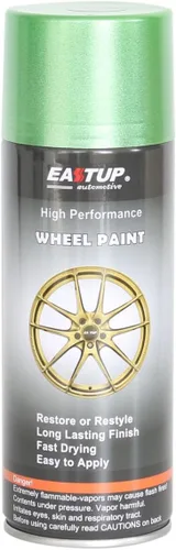 Vista 26 de EASTUP Pintura en aerosol de esmalte acrílico metálico de imitación de plata premium para ruedas - Acabado brillante, alta durabilidad, resistente