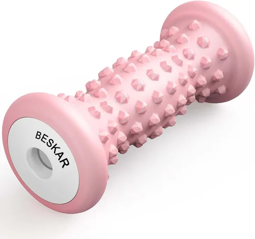 Vista 10 de BESKAR Rodillo masajeador de pies para alivio de la fascitis plantar, portátil, masaje muscular de tejido profundo, dolor de arco de pies y talón