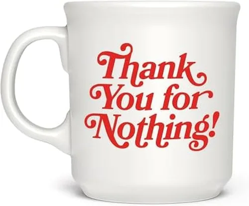Vista 3 de Genuine Fred Taza de cerámica con texto en inglés "Say Anything", con texto en inglés "I LOVE GOSSIP", apta para lavavajillas