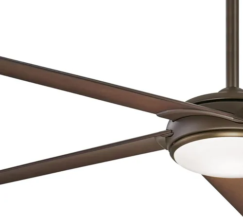 Vista 3 de MINKA-AIRE F617L-ORB/AB Raptor LED Ventilador de techo de 60 pulgadas con control remoto, bronce aceitado