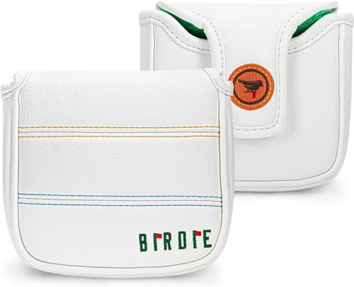 Vista 16 de Fundas para Palos de Golf Bordado Elegante Cuero Premium Birdie Golf Funda para Driver Funda Híbrida para Fairway Funda para Putter Blade Funda