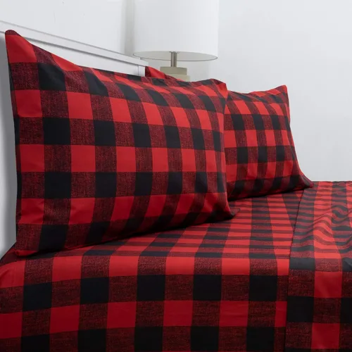 Vista 29 de Juego de sábanas extrasuaves de tamaño individual, ropa de cama transpirable y lujosa con correas elásticas integradas para las esquinas, colección
