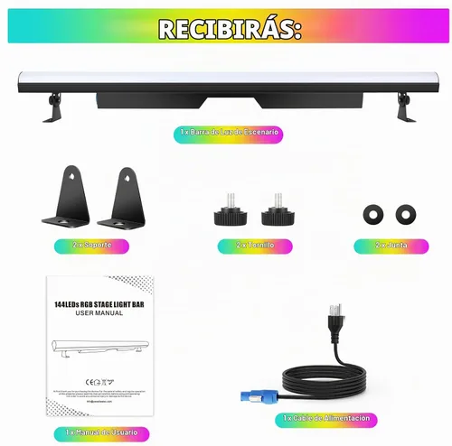 Vista 8 de Barra de luz LED YeeSite para fiesta barra de luz de escenario