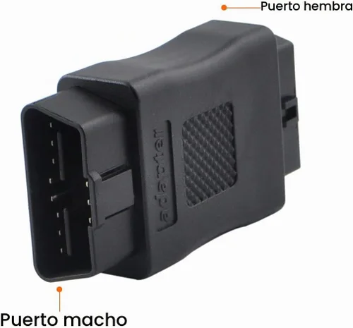 Vista 9 de OBD2 OBDII Full 16 Pin macho a hembra OBD Cable Divisor Convertidor Adaptador para Diagnóstico Puerto Extensor (negro)