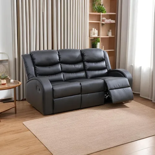 Vista 21 de A Ainehome Sofá reclinable de lujo, juego de muebles de sala de estar, sofá reclinable para caravana, sofá biplaza reclinable, para sala de estar