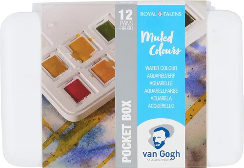 Vista 13 de Van Gogh - Juego de pinturas para acuarela, juego de tubos 10x10 ml Pintura de acuarela de grado profesional con alta resistencia a la luz