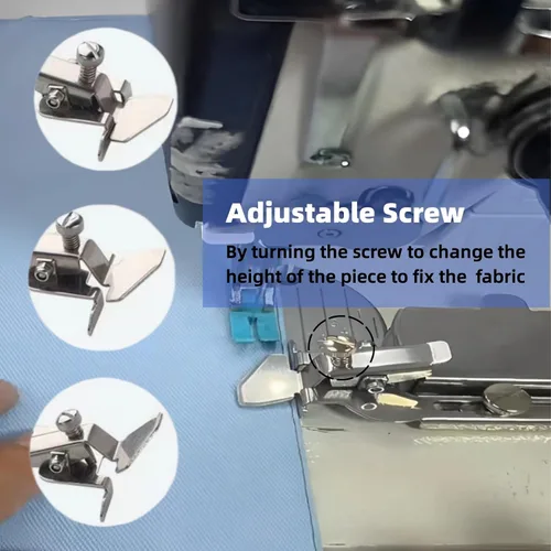 Vista 3 de Guía de costura magnética para máquina de coser, guía de costura magnética con clip, accesorios y suministros de costura (plateado)