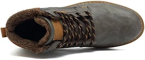 Vista 5 de Quicksilk EYUSHIJIA - Botas de nieve impermeables para hombre