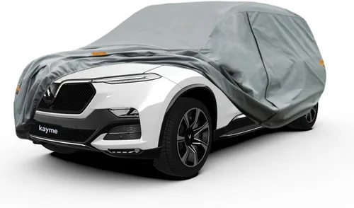 Vista 184 de Kayme Funda de Coche de Servicio Pesado Impermeable para Todo Tipo de Clima, Ajuste Personalizado para Tesla Model S, Cubierta Exterior Completa
