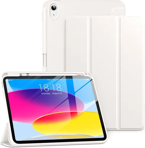 Vista 15 de DTTO Funda para iPad (A16) de 11ª Generación de 11 Pulgadas 2025, Funda para iPad de 10ª Generación de 10.9 Pulgadas 2022, Funda Protectora Trasera