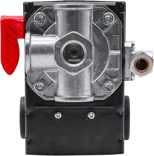 Vista 2 de Z-D26612 Interruptor de presión del compresor de aire apto para cable Porter 150/120 PSI 26 amperios 120/240V ZD26612