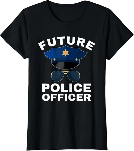 Vista 32 de Camiseta de policía para niños con texto en inglés «Proud Cop Dad»