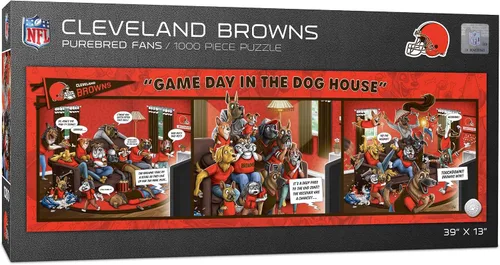 Vista 26 de YouTheFan NFL Game Day in The Dog House - Rompecabezas de 1000 piezas