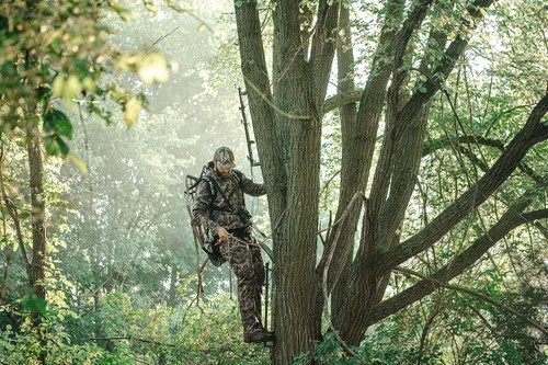 Vista 2 de BLOCKER OUTDOORS Chaqueta Knockout, equipo de caza de camuflaje ligero para hombres