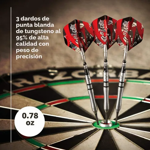 Vista 2 de Viper Blitz - Dardos con punta de acero de tungsteno 95% con estuche de almacenamiento/viaje