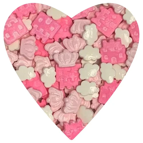 Vista 10 de COOL MOM SPRINKLES Gránulos de corazón dorado y blanco (4 onzas) – Gránulos de corazón para decorar pasteles, cupcakes, galletas y postres