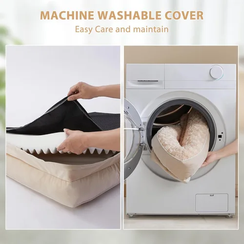 Vista 4 de BFPETHOME - Camas ortopédicas para perros grandes - Sofá para perros impermeable con funda extraíble y lavable, cama grande para mascotas con forro