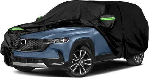 Vista 13 de Funda impermeable de repuesto para Mazda 3 Sedán 2004-2024, 6 capas para todo tipo de clima, fundas para automóvil de ajuste personalizado para todo