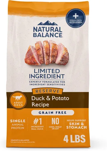 Vista 16 de Natural Balance Dieta de ingredientes limitados de pollo y batata Alimento seco para perros sin granos para adultos 4 libras Bolsa