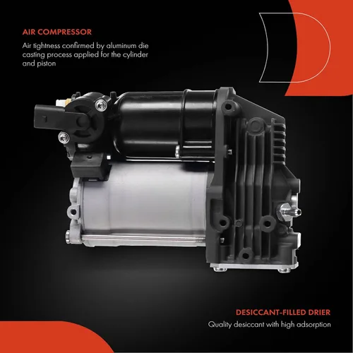 Vista 5 de A-Premium Bomba de compresor de suspensión neumática compatible con BMW