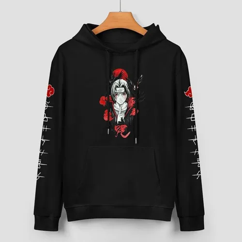 Vista 5 de MIOBER Anime - Conjunto de sudadera con capucha y pantalones deportivos de manga larga para hombre y mujer