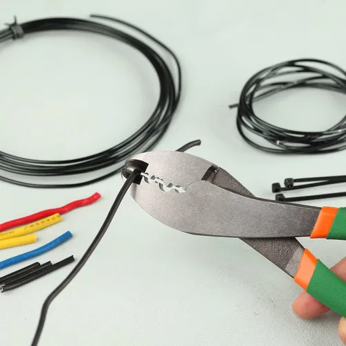 Vista 4 de SPEEDWOX Herramienta de prensado de corte de alambre Alicates eléctricos Alicates Crimper Cutter Alicates de crimpado de terminales eléctricos