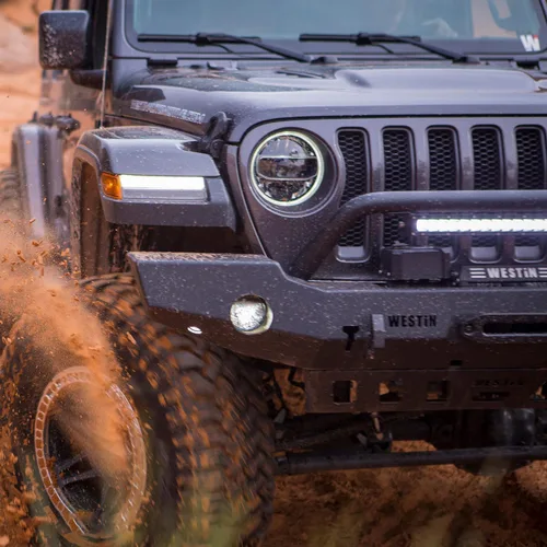 Vista 8 de Westin 59-80115 WJ2 parachoques delantero de ancho completo para Wrangler JL 2018-2026 Gladiator 2020-2026