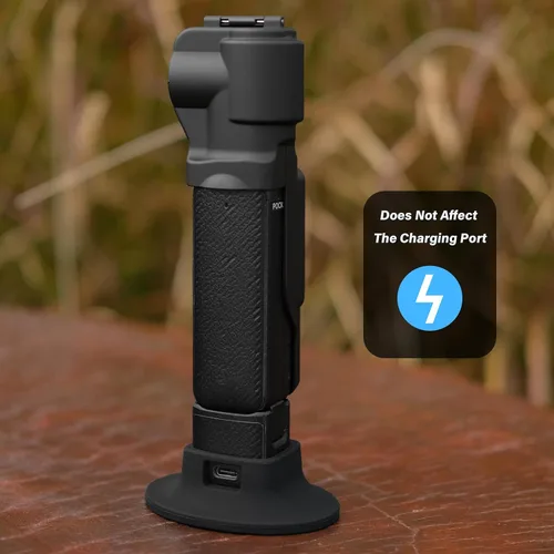 Vista 5 de Funda protectora para DJI Osmo Pocket 3 Creator Combo, Cubierta de cardán portátil con tapa de lente de cámara y protector de pantalla de vidrio