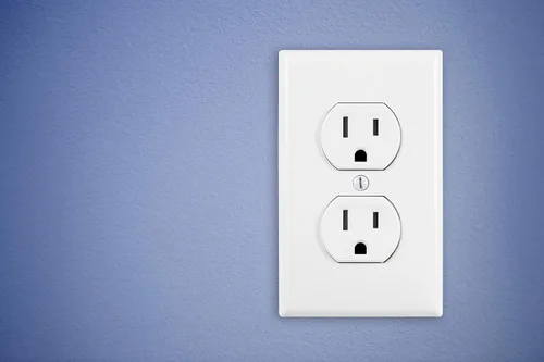 Vista 6 de GE - Toma de corriente dúplex de pared, resistente a manipulaciones Blanco